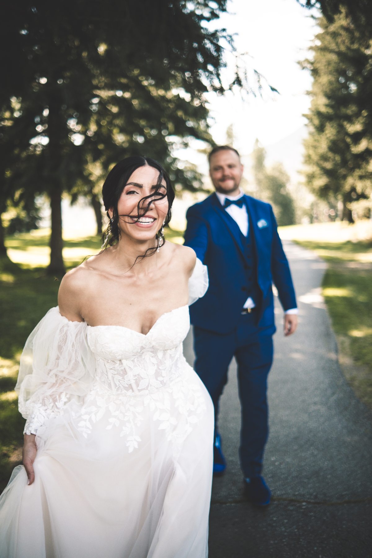 Wedding couple portrait by Barad Studio