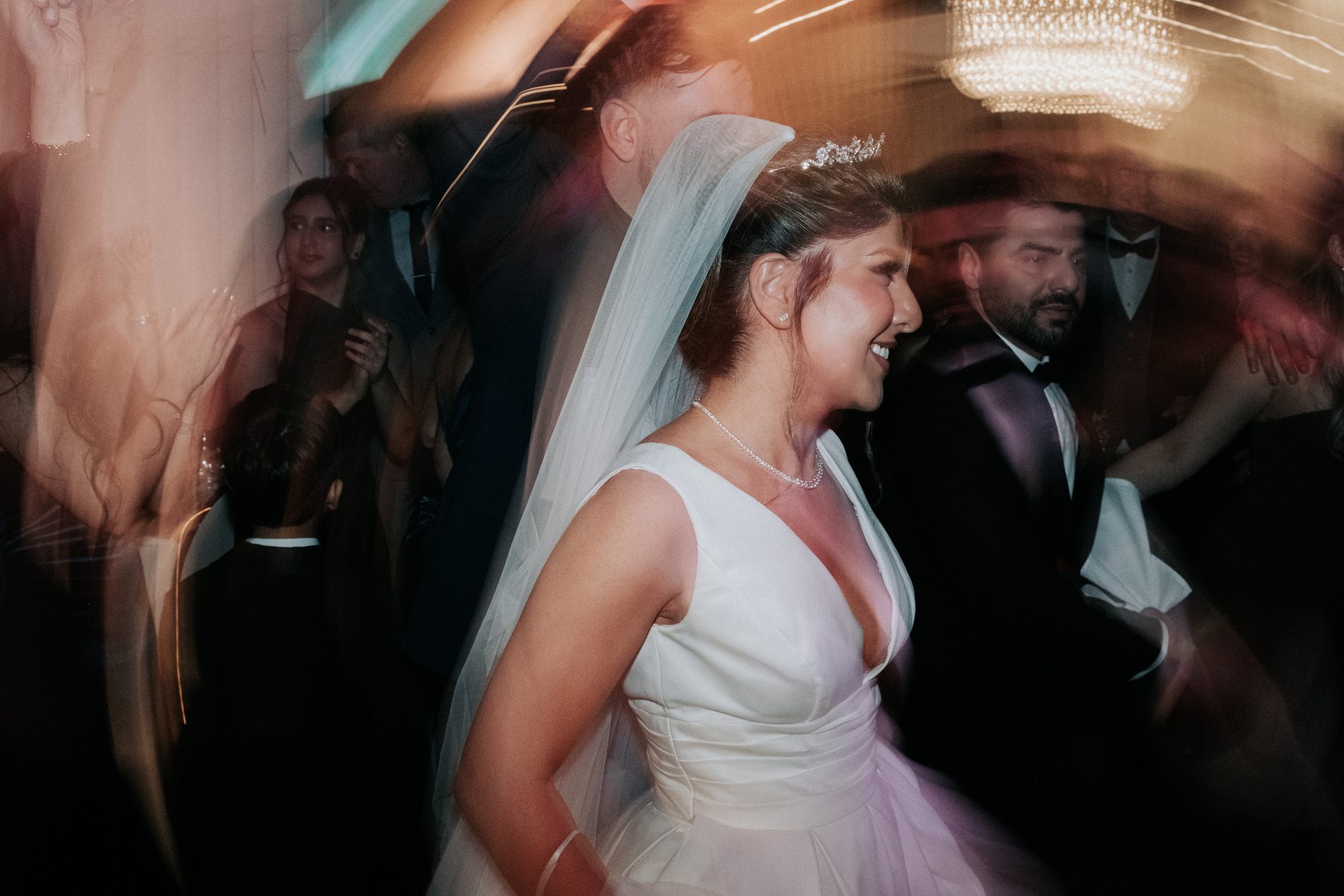 Wedding reception moment by Barad Studio